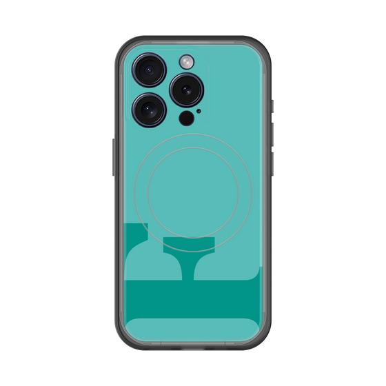 スリムプロテクションプレミアムケース with MagSafe［ オリジナル - initial color - F light green ］
