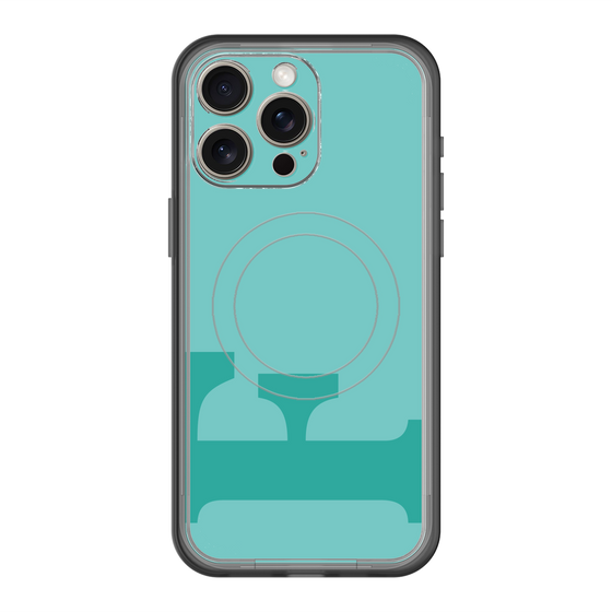 スリムプロテクションプレミアムケース with MagSafe［ オリジナル - initial color - F light green ］