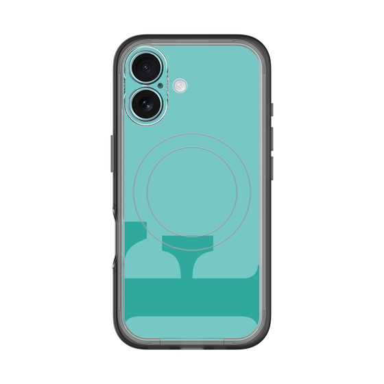 スリムプロテクションプレミアムケース with MagSafe［ オリジナル - initial color - F light green ］