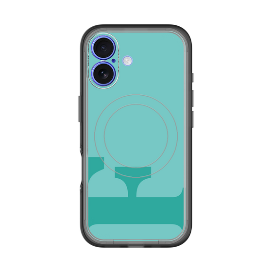スリムプロテクションプレミアムケース with MagSafe［ オリジナル - initial color - F light green ］