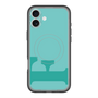 スリムプロテクションプレミアムケース with MagSafe［ オリジナル - initial color - F light green ］