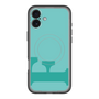 スリムプロテクションプレミアムケース with MagSafe［ オリジナル - initial color - F light green ］