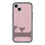 スリムプロテクションプレミアムケース with MagSafe［ オリジナル - initial color - F dusty pink ］