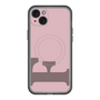 スリムプロテクションプレミアムケース with MagSafe［ オリジナル - initial color - F dusty pink ］