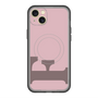 スリムプロテクションプレミアムケース with MagSafe［ オリジナル - initial color - F dusty pink ］