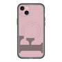 スリムプロテクションプレミアムケース with MagSafe［ オリジナル - initial color - F dusty pink ］