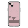 スリムプロテクションプレミアムケース with MagSafe［ オリジナル - initial color - F dusty pink ］
