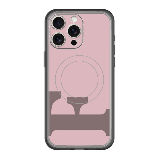 スリムプロテクションプレミアムケース with MagSafe［ オリジナル - initial color - F dusty pink ］