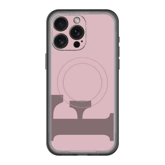 スリムプロテクションプレミアムケース with MagSafe［ オリジナル - initial color - F dusty pink ］