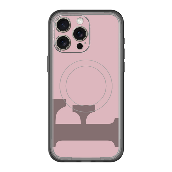 スリムプロテクションプレミアムケース with MagSafe［ オリジナル - initial color - F dusty pink ］