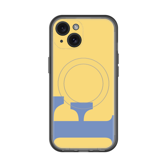スリムプロテクションプレミアムケース with MagSafe［ オリジナル - initial color - F yellow ］
