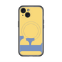 スリムプロテクションプレミアムケース with MagSafe［ オリジナル - initial color - F yellow ］