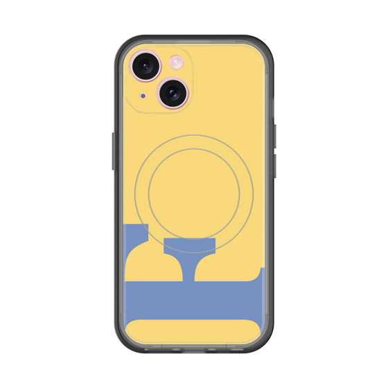 スリムプロテクションプレミアムケース with MagSafe［ オリジナル - initial color - F yellow ］