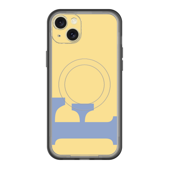 スリムプロテクションプレミアムケース with MagSafe［ オリジナル - initial color - F yellow ］