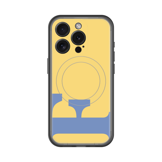 スリムプロテクションプレミアムケース with MagSafe［ オリジナル - initial color - F yellow ］