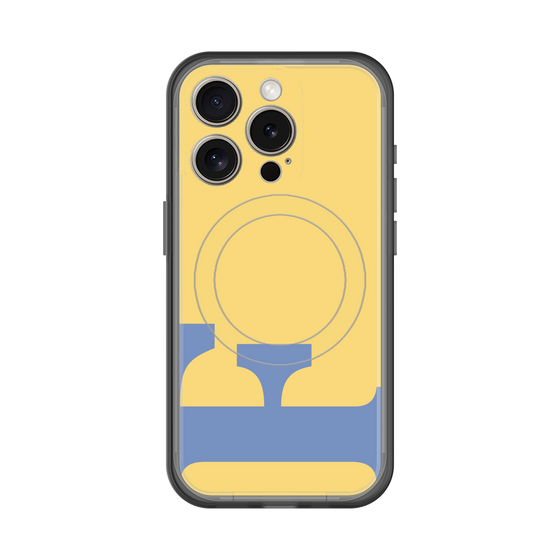 スリムプロテクションプレミアムケース with MagSafe［ オリジナル - initial color - F yellow ］