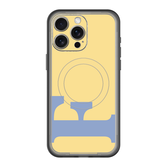 スリムプロテクションプレミアムケース with MagSafe［ オリジナル - initial color - F yellow ］