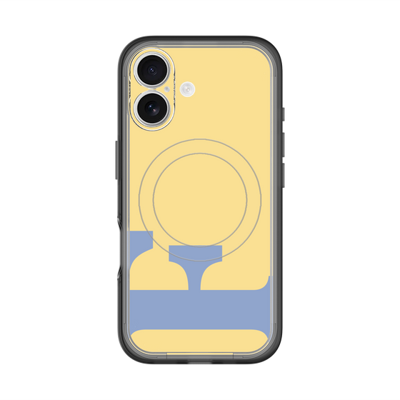スリムプロテクションプレミアムケース with MagSafe［ オリジナル - initial color - F yellow ］