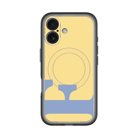 スリムプロテクションプレミアムケース with MagSafe［ オリジナル - initial color - F yellow ］