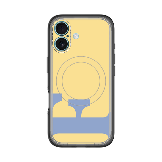 スリムプロテクションプレミアムケース with MagSafe［ オリジナル - initial color - F yellow ］