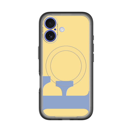 スリムプロテクションプレミアムケース with MagSafe［ オリジナル - initial color - F yellow ］