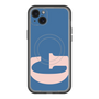 スリムプロテクションプレミアムケース with MagSafe［ オリジナル - initial color - G navy ］