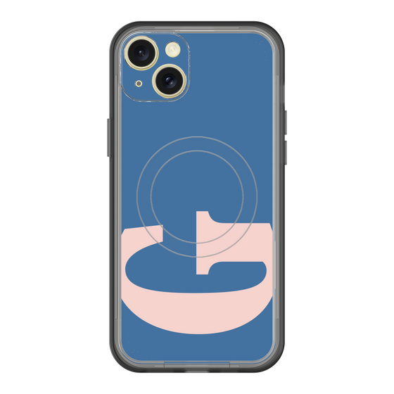 スリムプロテクションプレミアムケース with MagSafe［ オリジナル - initial color - G navy ］