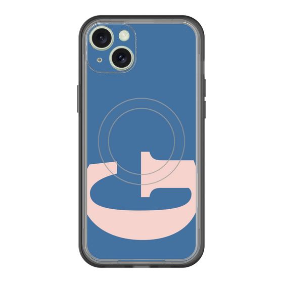 スリムプロテクションプレミアムケース with MagSafe［ オリジナル - initial color - G navy ］