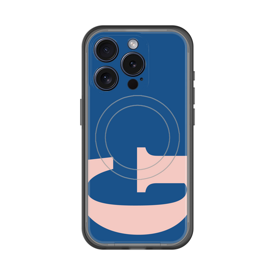 スリムプロテクションプレミアムケース with MagSafe［ オリジナル - initial color - G navy ］