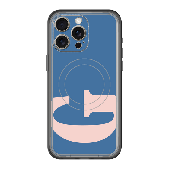 スリムプロテクションプレミアムケース with MagSafe［ オリジナル - initial color - G navy ］
