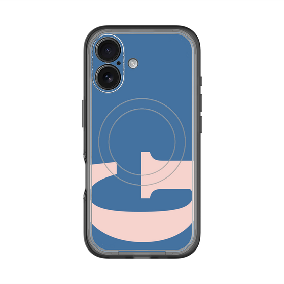 スリムプロテクションプレミアムケース with MagSafe［ オリジナル - initial color - G navy ］