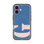 スリムプロテクションプレミアムケース with MagSafe［ オリジナル - initial color - G navy ］