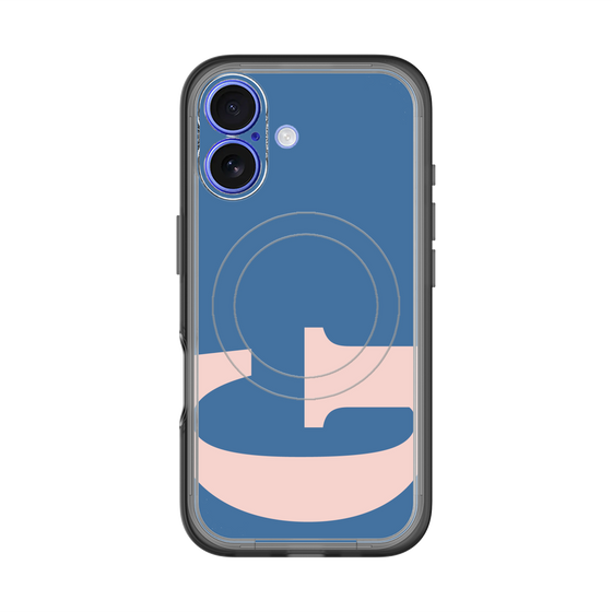 スリムプロテクションプレミアムケース with MagSafe［ オリジナル - initial color - G navy ］