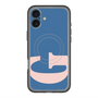 スリムプロテクションプレミアムケース with MagSafe［ オリジナル - initial color - G navy ］