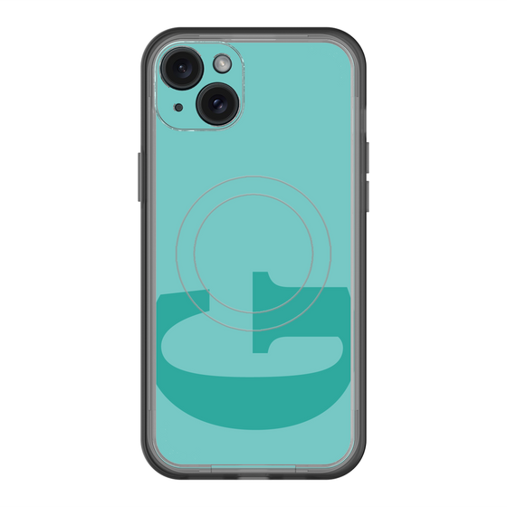 スリムプロテクションプレミアムケース with MagSafe［ オリジナル - initial color - G light green ］