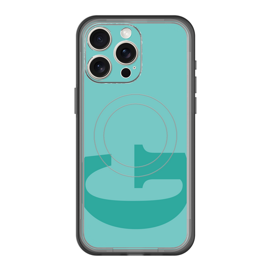 スリムプロテクションプレミアムケース with MagSafe［ オリジナル - initial color - G light green ］