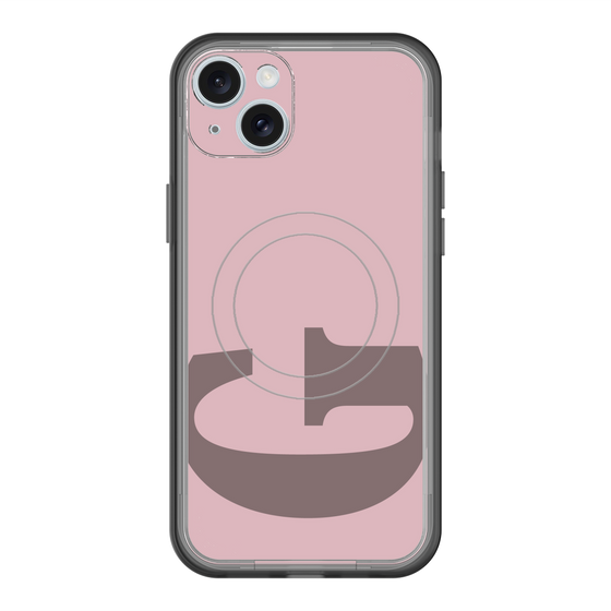 スリムプロテクションプレミアムケース with MagSafe［ オリジナル - initial color - G dusty pink ］