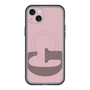 スリムプロテクションプレミアムケース with MagSafe［ オリジナル - initial color - G dusty pink ］