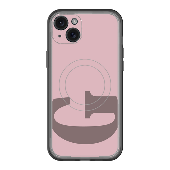 スリムプロテクションプレミアムケース with MagSafe［ オリジナル - initial color - G dusty pink ］