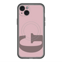 スリムプロテクションプレミアムケース with MagSafe［ オリジナル - initial color - G dusty pink ］