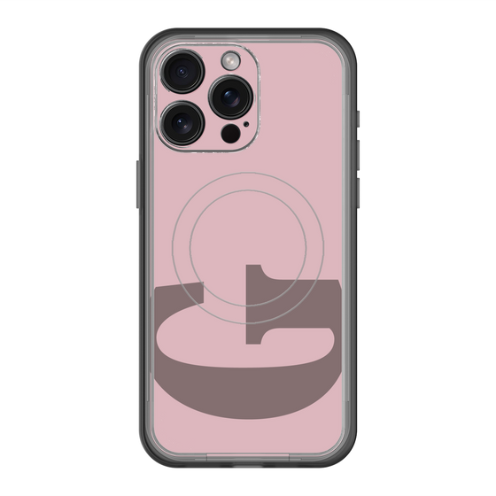 スリムプロテクションプレミアムケース with MagSafe［ オリジナル - initial color - G dusty pink ］