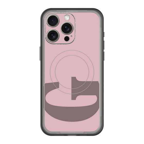 スリムプロテクションプレミアムケース with MagSafe［ オリジナル - initial color - G dusty pink ］