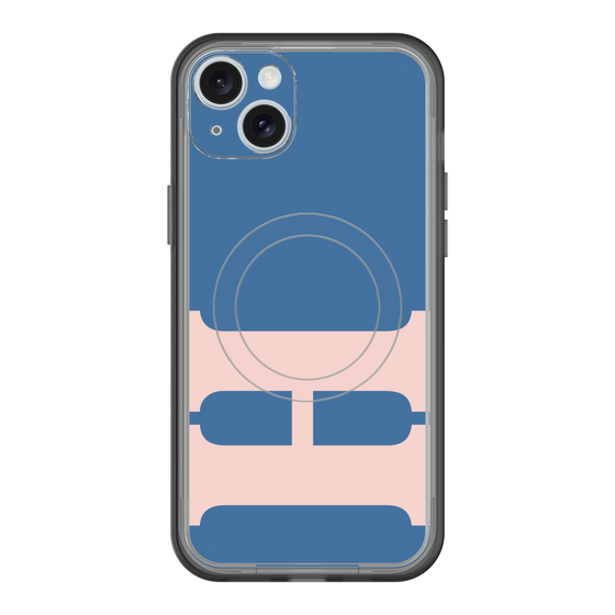 スリムプロテクションプレミアムケース with MagSafe［ オリジナル - initial color - H navy ］