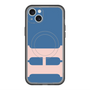 スリムプロテクションプレミアムケース with MagSafe［ オリジナル - initial color - H navy ］