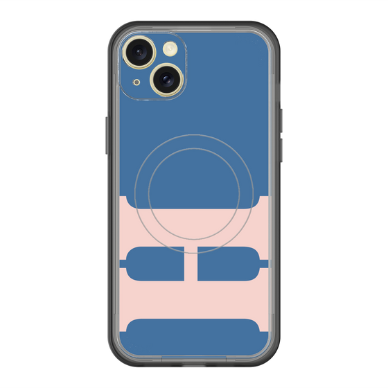 スリムプロテクションプレミアムケース with MagSafe［ オリジナル - initial color - H navy ］