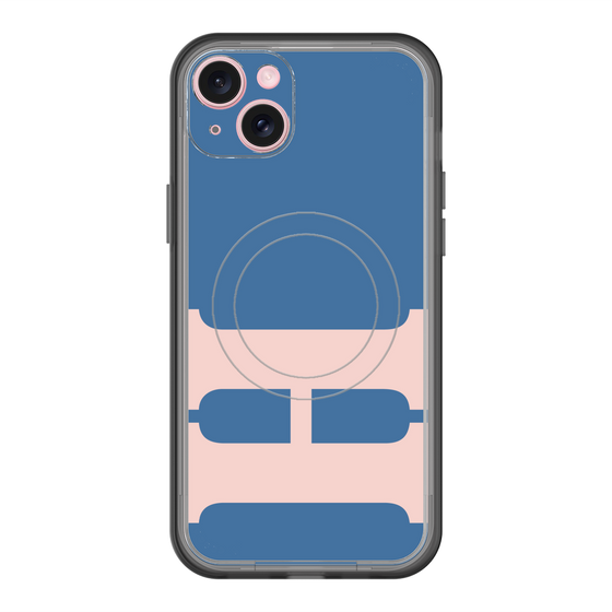 スリムプロテクションプレミアムケース with MagSafe［ オリジナル - initial color - H navy ］