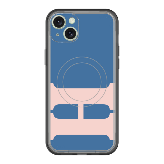 スリムプロテクションプレミアムケース with MagSafe［ オリジナル - initial color - H navy ］