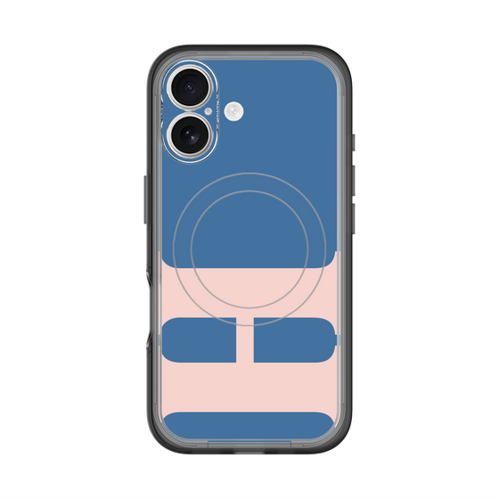 スリムプロテクションプレミアムケース with MagSafe［ オリジナル - initial color - H navy ］