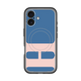 スリムプロテクションプレミアムケース with MagSafe［ オリジナル - initial color - H navy ］