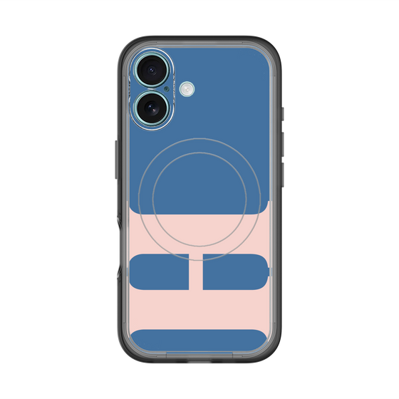 スリムプロテクションプレミアムケース with MagSafe［ オリジナル - initial color - H navy ］